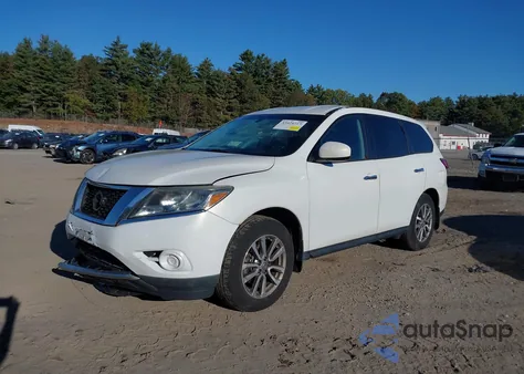 2014 Nissan Pathfinder S из США, поврежденный, VIN 5N1AR2MM9EC681716